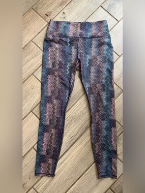 Guru G Active Women’s Colorful Zig Zag Leggings L